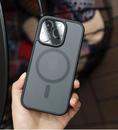 For Iphone 17 16 15 14 13 12 Pro Max Air Frost Case Mag Safe Shockproof Cover